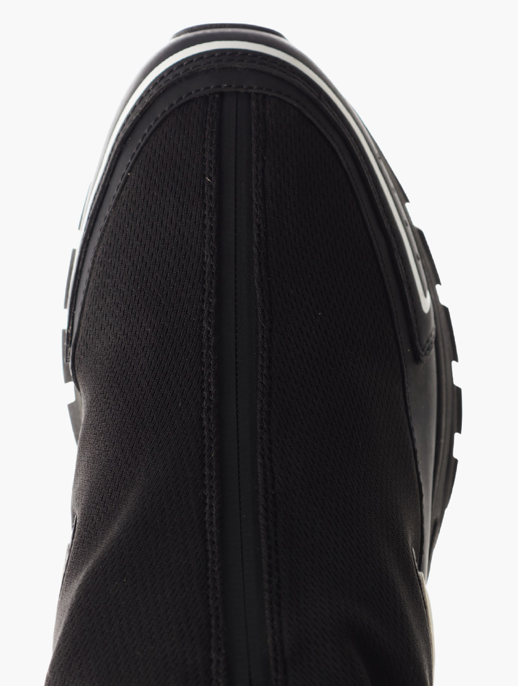 MyRunway | Shop Diesel Black S-Serendipity-Slip-On Mesh Sneakers